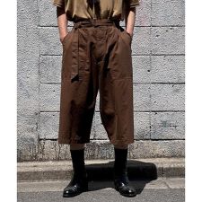 Toironier/トワロニエ/Belted Chino Shorts