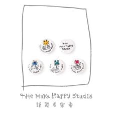 The Make Happy Studio／ザメイクハッピーストゥディオ／BUTTON BADGE