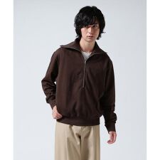 Toironier／トワロニエ／Half Zip Sweat Shirts