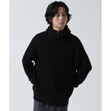 Toironier／トワロニエ／Zip Waffle Knit Hoodie