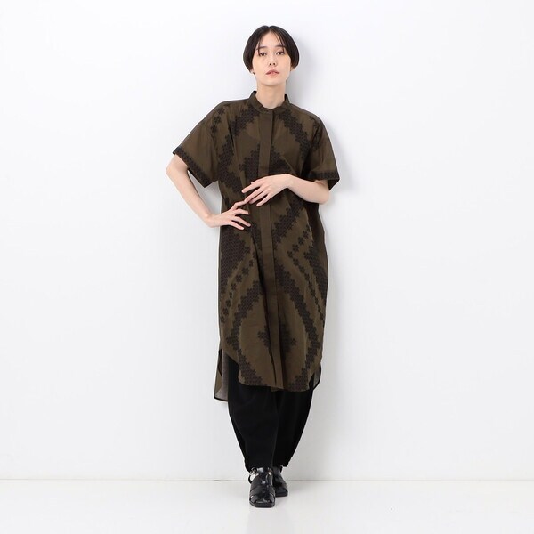 美品コムサ 刺繍ローンシャツ ワンピース 定価39600円 ペンターマット ペンターマット刺繍ローン シャツ | コムサ(COMME CA) | マルイ