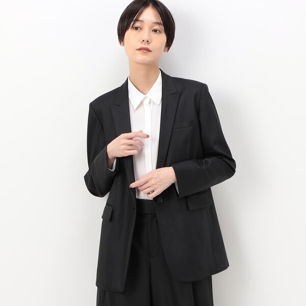 +CLOTHET 春夏セットアップ ポリエステル easy 伸縮 紺 上2 下3 CLOTHET 春夏セットアップ ポリエステル easy 伸縮 紺 上2 下3