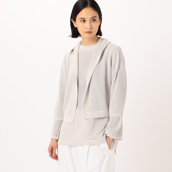 Sサイズ 〕 コットンダルストレッチ カーディガン | コムサ(COMME CA
