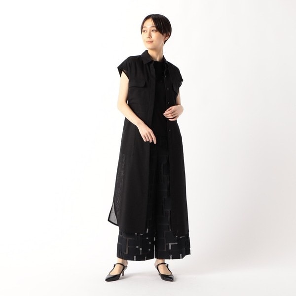 TALLサイズ 〕 シアーボイル シャツワンピース | コムサ(COMME CA