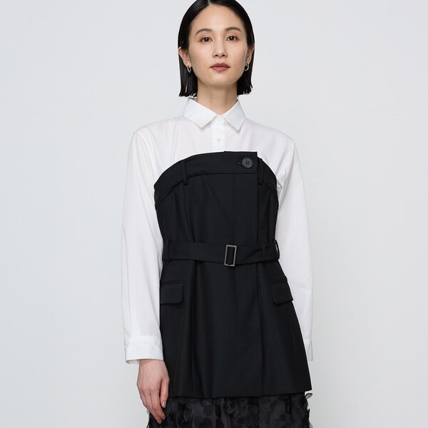 コムサ（COMME CA）/マットストレッチポンチ プルオーバー Sサイズ 〕 マットストレッチポンチ プルオーバー | コムサ(COMME CA