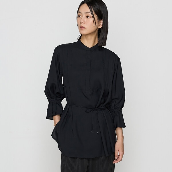 TALLサイズ 〕 【2WAY】パウダリージョーゼット ボウブラウス | コムサ