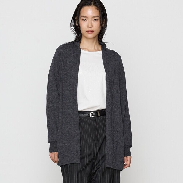 コムサ（COMME CA）/〔 TALLサイズ 〕 梳毛ウール 着流しカーディガン TALLサイズ 〕 梳毛ウール 着流しカーディガン | コムサ(COMME CA