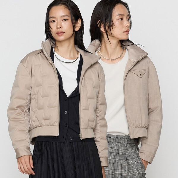ライトナイロンタフタ フード付きダウンコート | コムサ(COMME CA