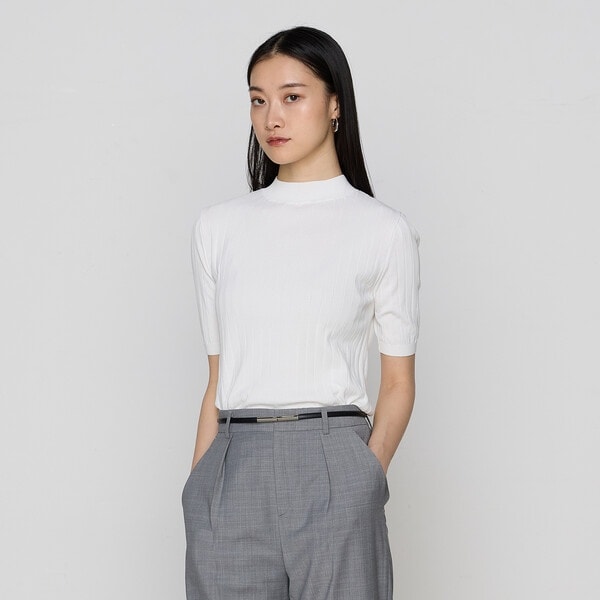 TALLサイズ 〕 和紙ブークレー ホールガーメントプルオーバー | コムサ