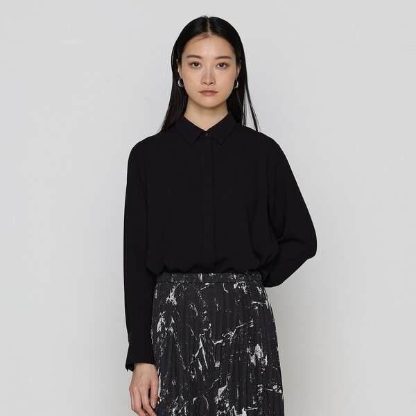 ストライプタイプライター／バルキーオックスフォード クロップド