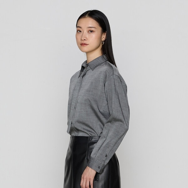 トリアセジョーゼット シャツ | コムサ(COMME CA) | マルイウェブチャネル