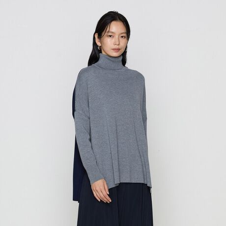 [^ԁF34-51IK04-205]sfUCtOŐF~bNXoCJ[jbgłBʂ猩ƌ납猩̈ۂςꖇő݊̂^[gvI[o[łBWbvJ[fBKl̃X[X҂݂Ŋ炩Ȏ̕ҒnłB^[glbNȂ܂BI[o[VGbg̐gЂƍאg̑ŃnfUCŁAꖇ͂R[g̃Ci[ɂ߂̈ꖇłBsfށtE[፬ȂZ~іaтōĂ̂œKxɖĉ݂̎łBׂŔG肪ǂ_炩芊炩ȎɂȂ܂B