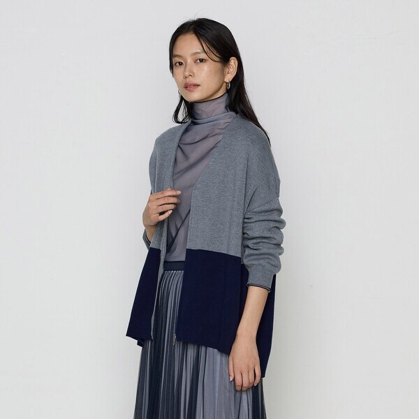 コムサ（COMME CA）/〔 TALLサイズ 〕 ウール混ポリエステル カーディガン TALLサイズ 〕 ウール混ポリエステル カーディガン | コムサ(COMME CA