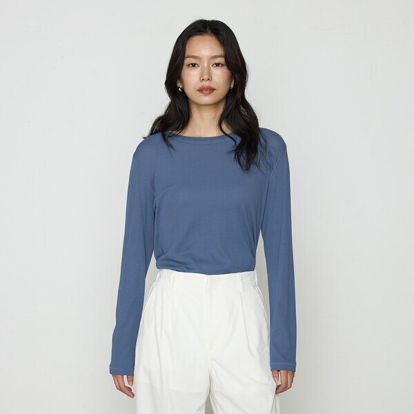 IENA  ドライコットンエリツキプルオーバー cd010-49571-03b.jpg?basethum=225