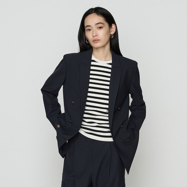 コムサ（COMME CA）/〔 TALLサイズ 〕 【セットアップ対応】T／W2WAYストレッチ ジャケット TALLサイズ 〕 【セットアップ対応】T／W2WAYストレッチ ジャケット