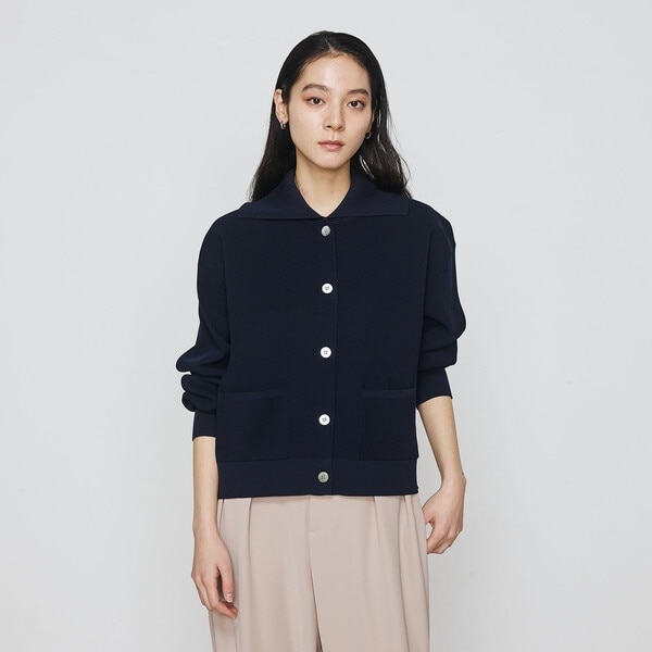 コムサ（COMME CA）/片畦編 ニットカーディガン 片畦編 ニットカーディガン | コムサ(COMME CA) | マルイウェブチャネル