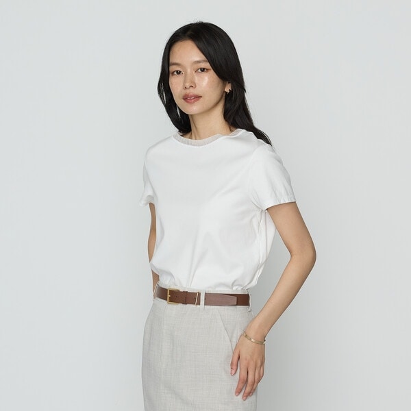 コムサ（COMME CA）/コヒノールスムース ニット付きTシャツ コヒノールスムース ニット付きTシャツ | コムサ(COMME CA) | マルイ