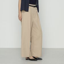 〔 TALLサイズ 〕 ナチュラルポリエステル チノタックパンツ