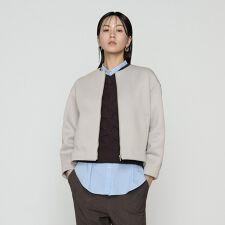 ダブルエアーダンボール ノーカラーブルゾン