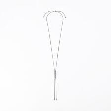 ガラスY字 ネックレス