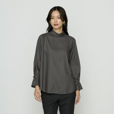 フルダルスパンマイクロピーチ ブラウス