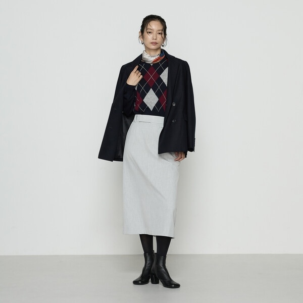 TALLサイズ 〕 アーガイルニット プルオーバー | コムサ(COMME CA