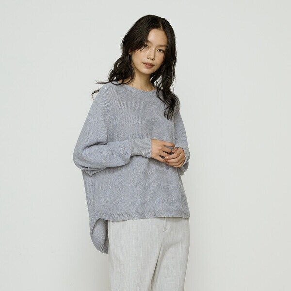 Sサイズ 〕 和紙ブークレー Vネックプルオーバー | コムサ(COMME CA