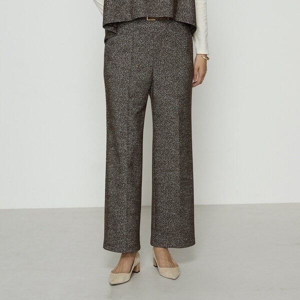 TALLサイズ 〕 ツイード柄リバージャージー パンツ | コムサ(COMME CA