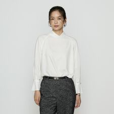 〔 TALLサイズ 〕 フルダルスパンマイクロピーチ ブラウス