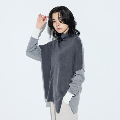 [^ԁF34-59IM17-205]sfUCtOŖnƂ߂ȃ{[_[~bNXoCJ[jbgłBʂ猩ƌ납猩̈ۂςꖇő݊̂^[gvI[o[łBWbvJ[fBKiiԍ:34-59IM16-205jl̃X[X҂݂Ŋ炩Ȏ̕ҒnŁA^[glbNł`N`NȂ܂BI[o[VGbg̐gƍאg̑ŃnfUCŁAR[g̃Ci[ɂ߂̈ꒅłBsfށtE[፬ȂZ~іaтłĂ̂œKxɖĉ݂̎łBׂŔG肪ǂA_炩Ɗ炩̂鎅ɂȂ܂B