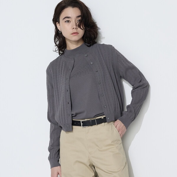 Sサイズ 〕 擬麻コットン ツインニットソー | コムサ(COMME CA