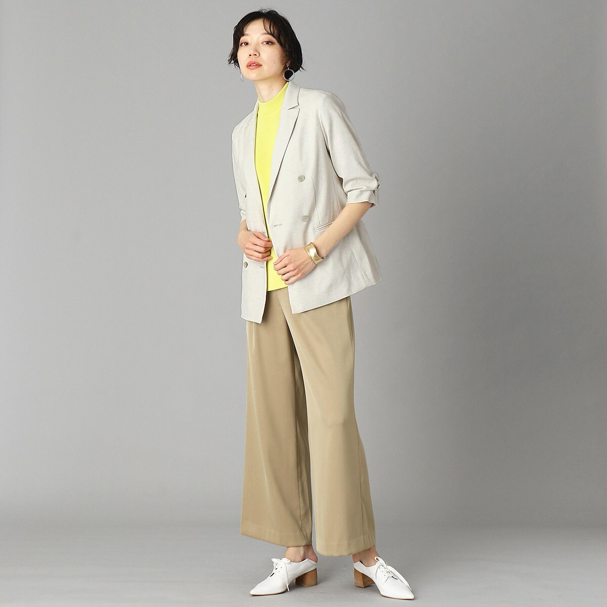 格安saleスタート ダブルブレストジャケット ルミノーゾ コムサ ストレッチ コート ジャケット Www Theashleycentre Co Uk