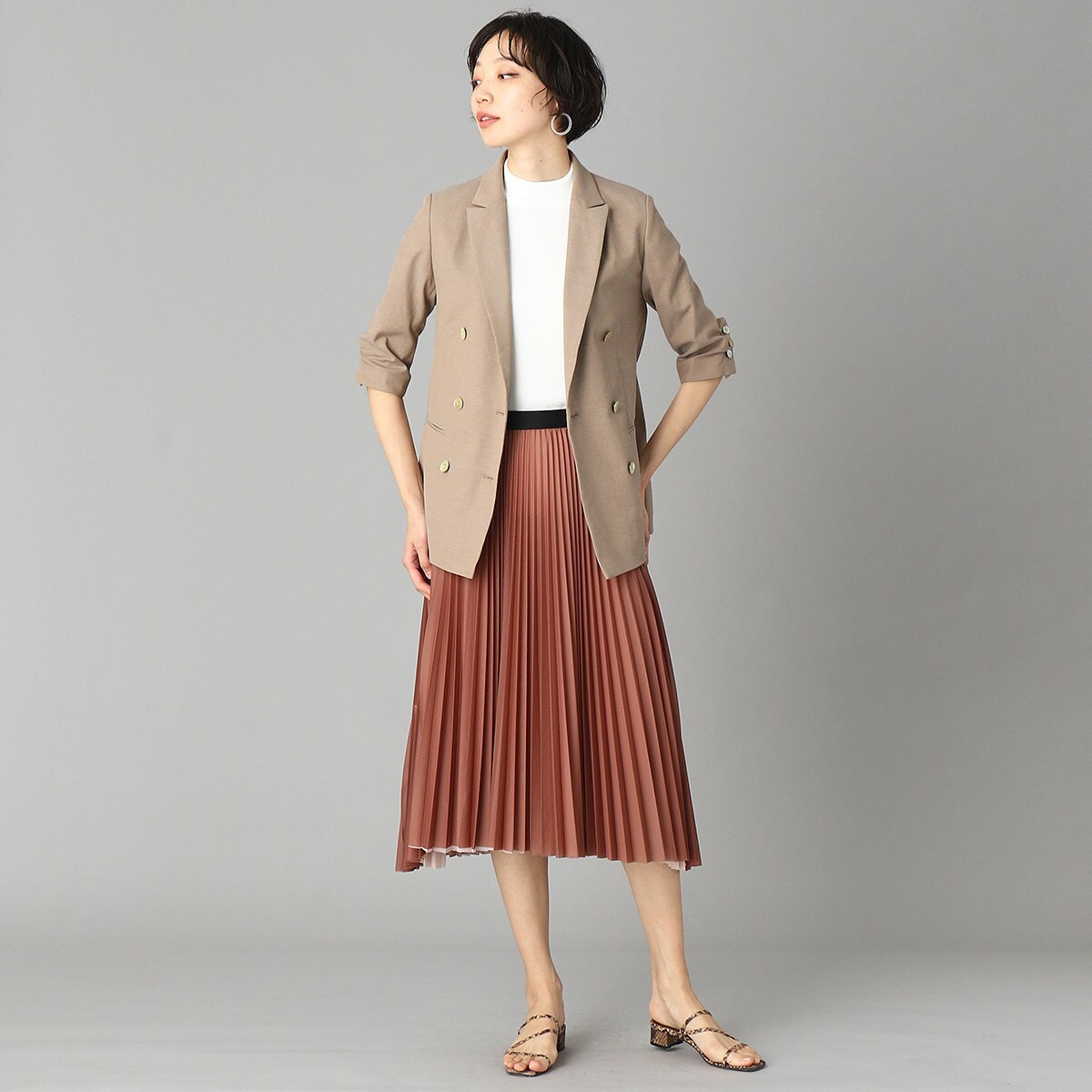 格安saleスタート ダブルブレストジャケット ルミノーゾ コムサ ストレッチ コート ジャケット Www Theashleycentre Co Uk