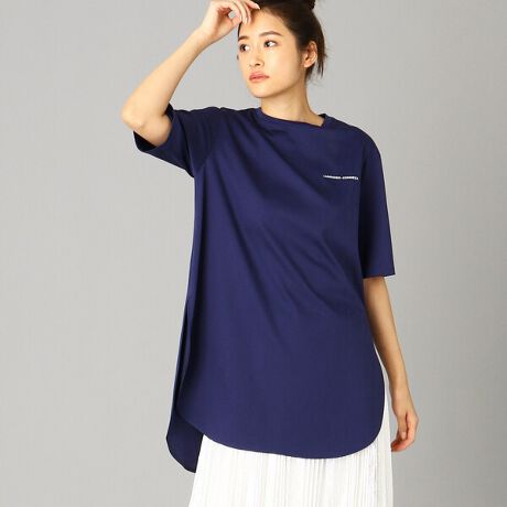 ちびロゴ 5分丈 Tシャツ | ルミノーゾ・コムサ(LUMINISO COMMECA) | 40-10ET09-201 | ファッション通販