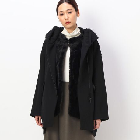 サイズ 〕 ショートビーバー フ―ディーコート | ギャバジン K.T 