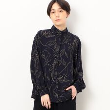 セットアップ対応】花柄ジョーゼット ブラウス | ギャバジン K.T 