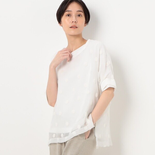 ギャバジン K．T（Gabardine K．T）/〔 +サイズ 〕 シアードット たっぷりプルオーバー シアードット たっぷりプルオーバー | ギャバジン K.T(Gabardine K.T