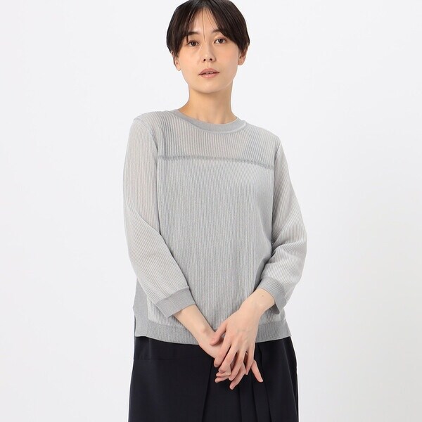 ジャカード アーガイルニットセーター／ギャバジン K.T（Gabardine K.T