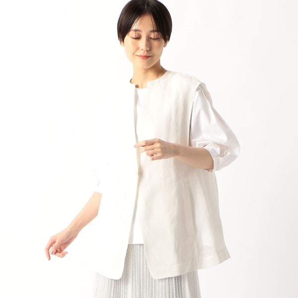 ギャバジン K．T（Gabardine K．T）/紙ビエラ 背中ふんわりジレ 紙ビエラ 背中ふんわりジレ | ギャバジン K.T(Gabardine K.T) | マルイ