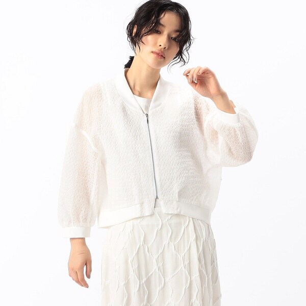 【Gabardine K.T】ポンポコラミーショートブルゾン サイズ 〕 ポコポコラミー ショートブルゾン | ギャバジン K.T