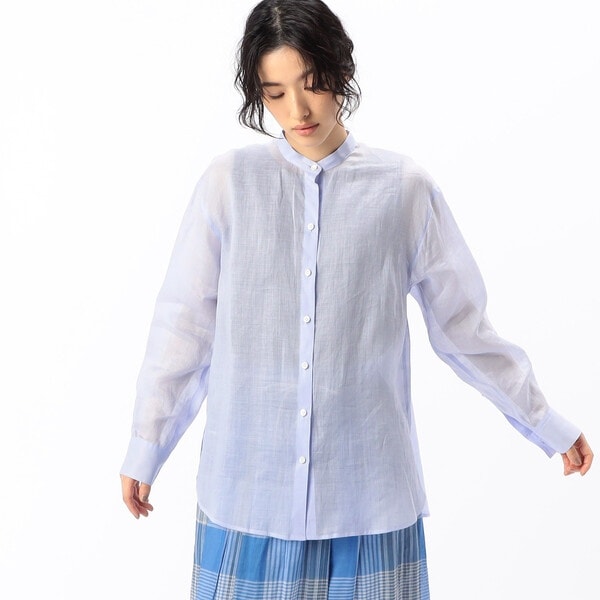 サイズ 〕 ラミーコットンエンブロイダリー シアー刺繍のシンプル