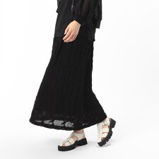 ダイヤ柄ジャカード セミフレアスカート