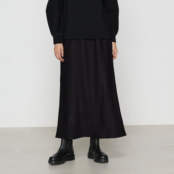 ツイード柄ベロア プリーツスカート | ギャバジン K.T(Gabardine K.T