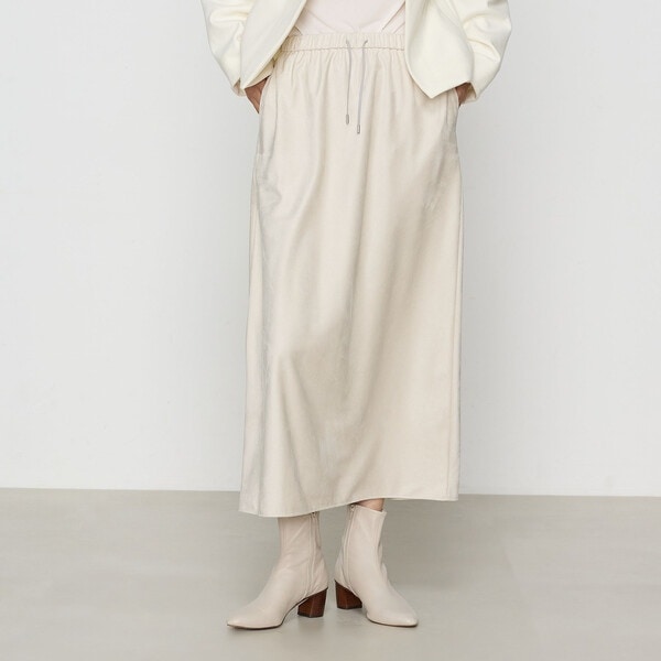 スエード調ジャージ スエードセミタイトスカート | ギャバジン K.T