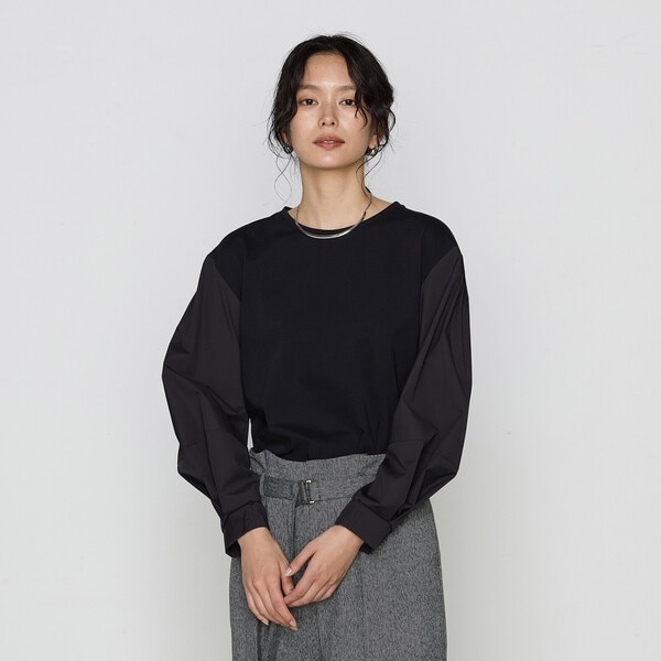 80／-ポンチ ドッキングプルオーバー | ギャバジン K.T(Gabardine K.T