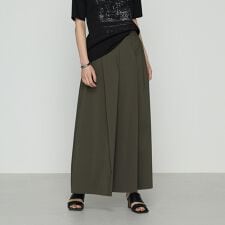 〔 +サイズ 〕 トリアセタイプライター キュロットパンツ