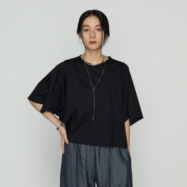 ギャバジン K．T（Gabardine K．T）/プレーティング天竺 星柄Tシャツ プレーティング天竺 星柄Tシャツ | ギャバジン K.T(Gabardine K.T