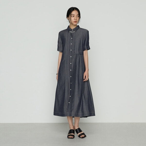 ストレッチウールサキソニー ドレス | K.T キヨコ タカセ(K.T KIYOKO