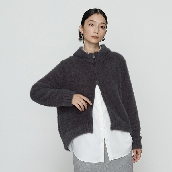 ギャバジン K．T（Gabardine K．T）/〔 +サイズ 〕 マイクロナイロンフェザーヤーン パーカ マイクロナイロンフェザーヤーン パーカ | ギャバジン K.T(Gabardine