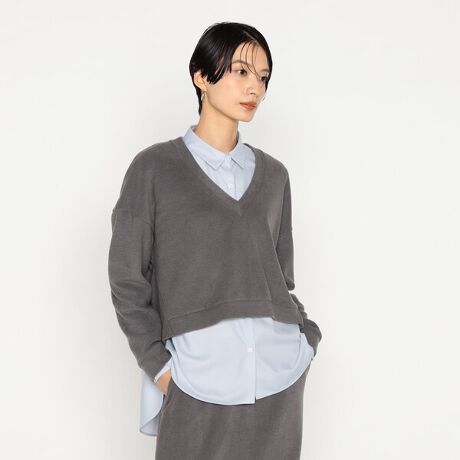 [^ԁF78-04EM05-205]sfUCtND]̃C[hgbvXŁAN͓񖇂ꂼł^CvɃo[WAbvĂ̓ołBW[W[fނŌygjbgR[͐[߂VlbNƒZߏ̌y₩ŁAg̃bNXȂAtBbg鑳łBCi[͈ꖇłVcŁAw̃^bNƃJtXȂłdグNɃ}b`܂B񖇏d˂̕\ɂǂd˂C[hACełBVlbNvI[o[ɂ́ATVcVA[ũnClbNiiԍ:78-21EM04-205j킹Ăy݂܂BsfށtjbgR[Ƃ̓R[fĈ悤ɎȂɂȂjbgnŁA\ʂɋNтAӂƂ_炩łBzEMEۉɗDAыʂɂȂɂA􂢉\̂ꂩ̋G߂ɑ劈̂𗧂fނłBs@tƒŎ􂢂ł܂E͋ɒZԂōsAI͂ɕ\ʂ𒲂ĕĂBACۂ́AKĕzĂBvI[o[͓{AVc̓xgiɂȂ܂B